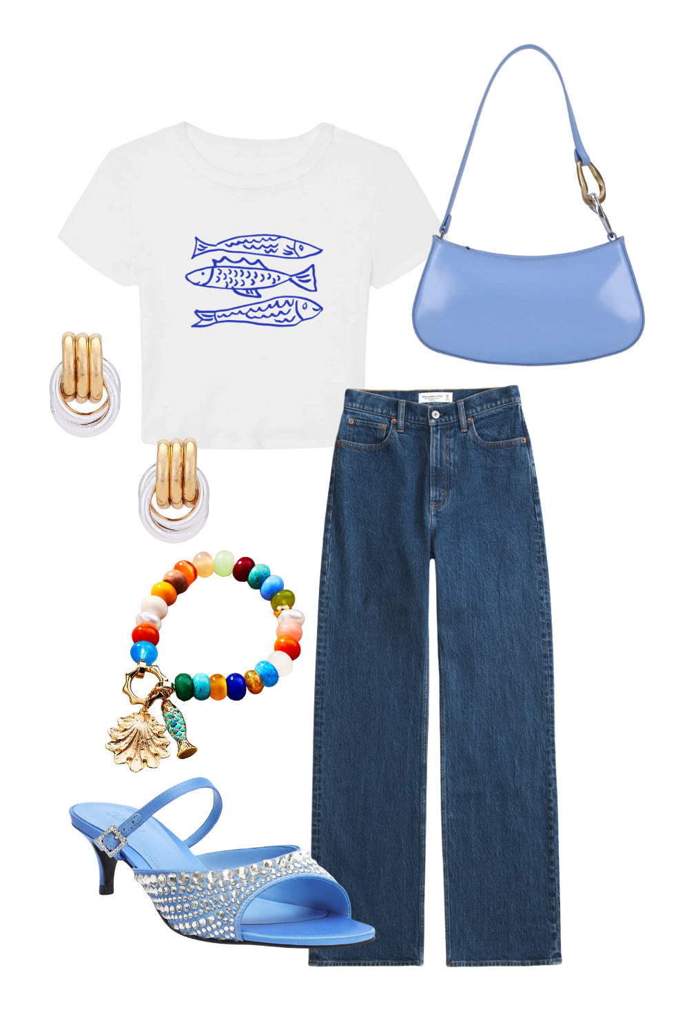 Le Blue Baby Tee