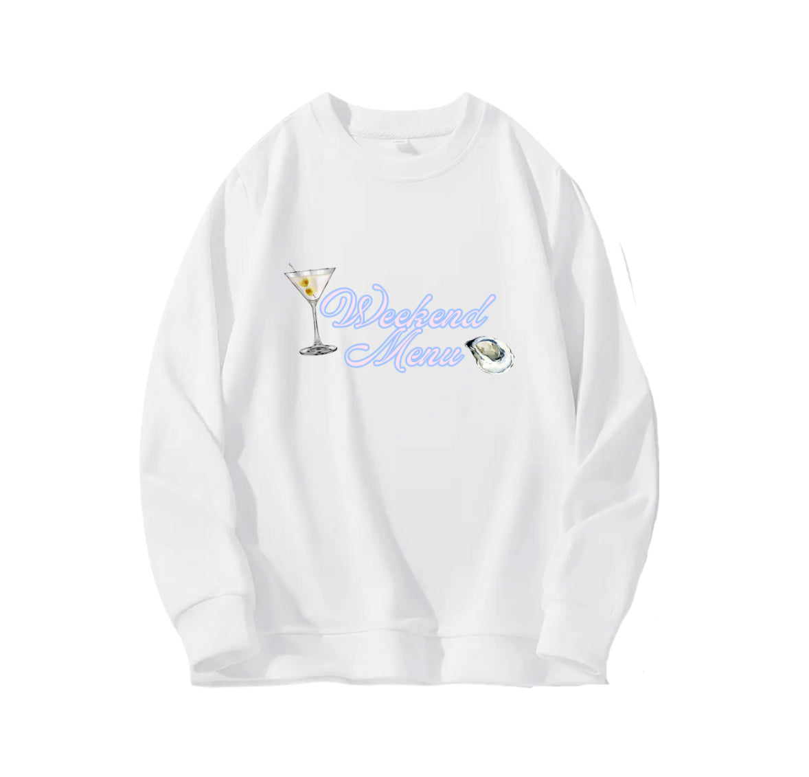 Weekend Menu Sweatshirt