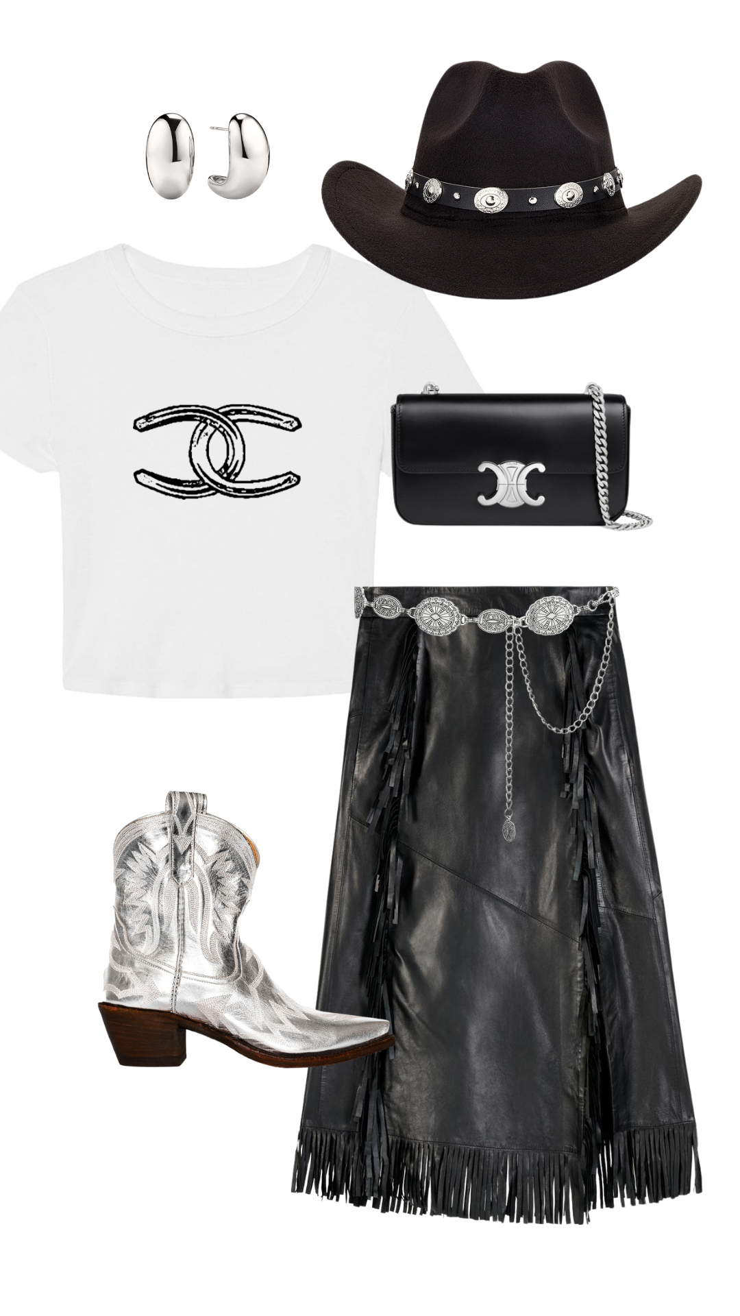 Chanel Cowgirl Baby Tee