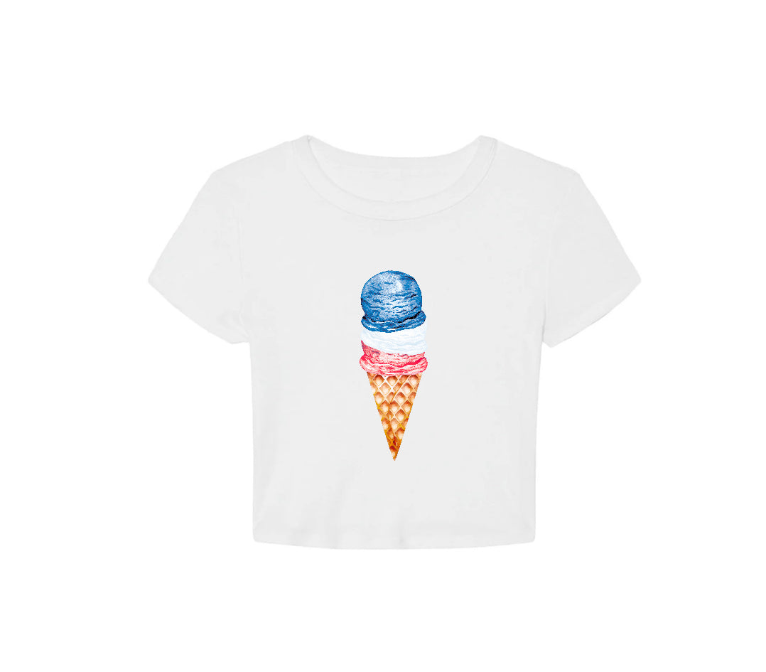 American Scoops Baby Tee