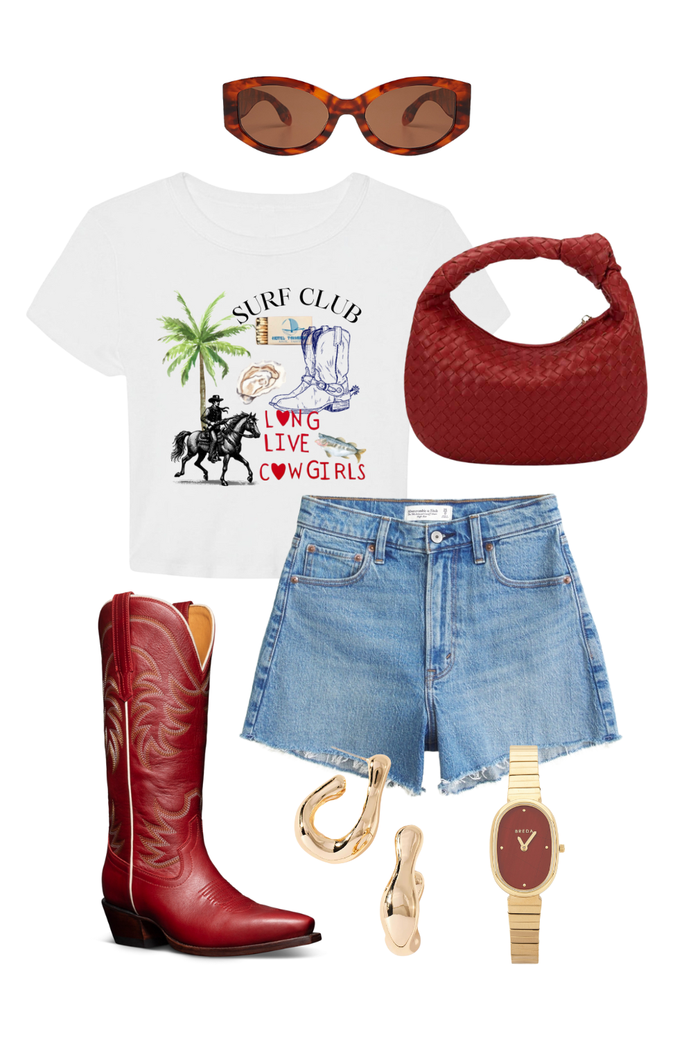 Long Live Coastal Cowgirls Baby Tee