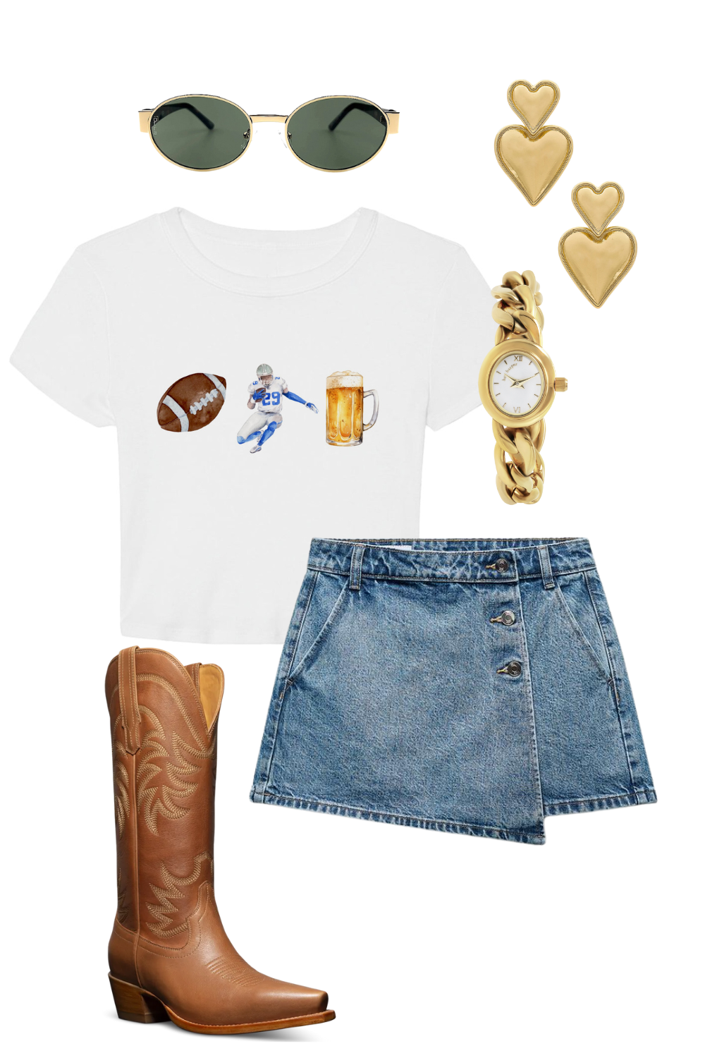 Football Season Baby Tee