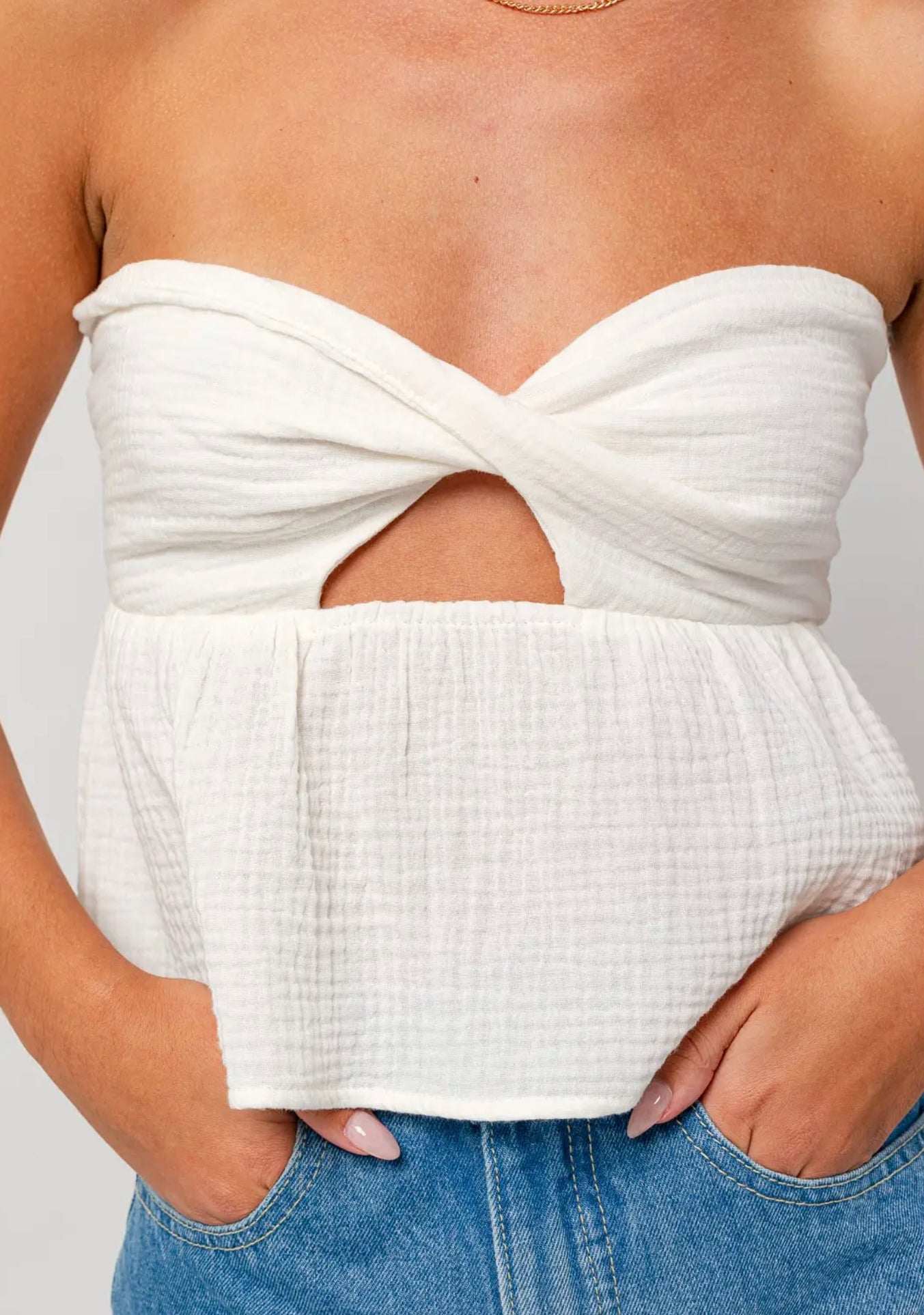 Sand Dollar Tube Top