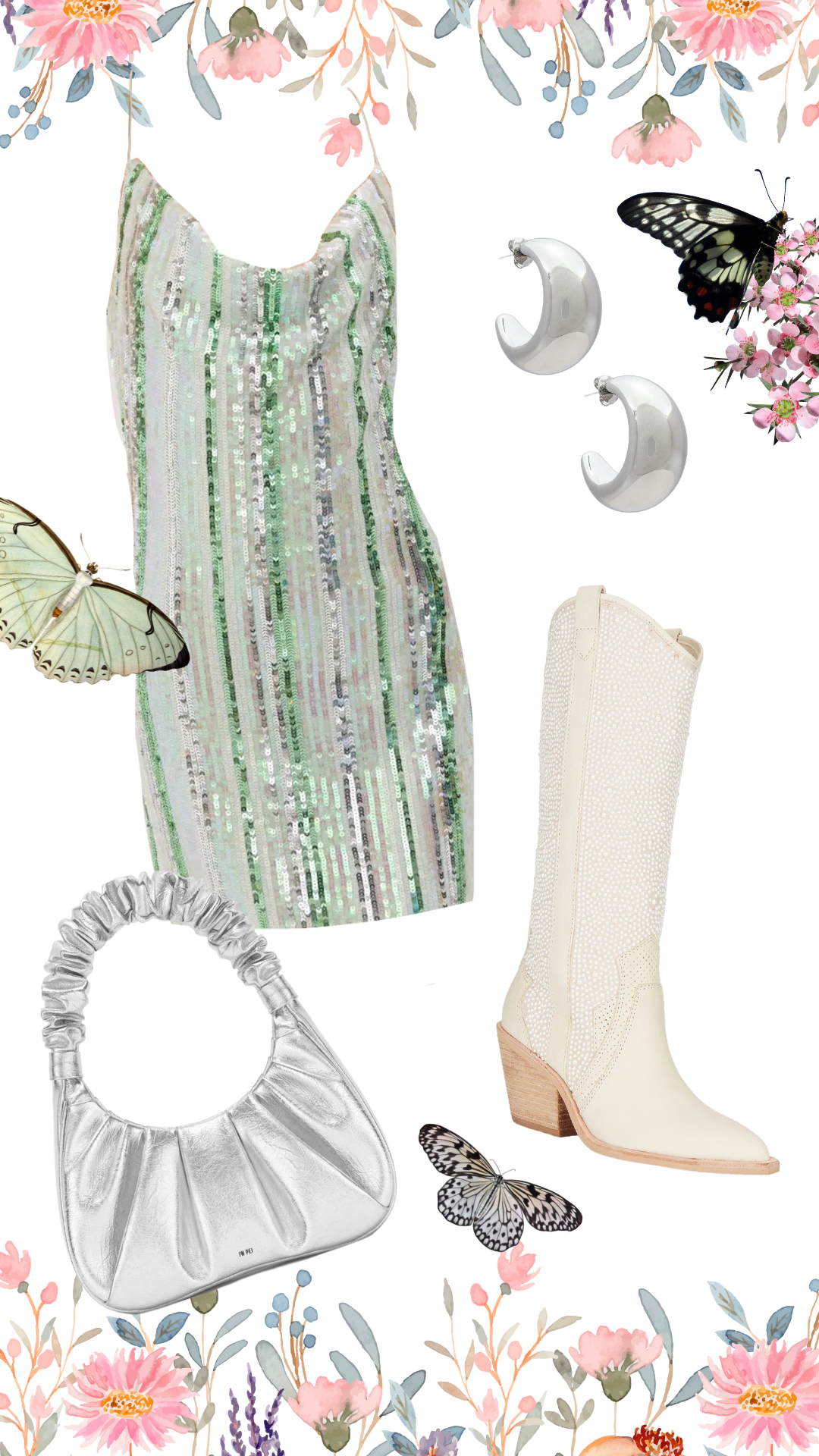 Aquamarine Sequin Dress