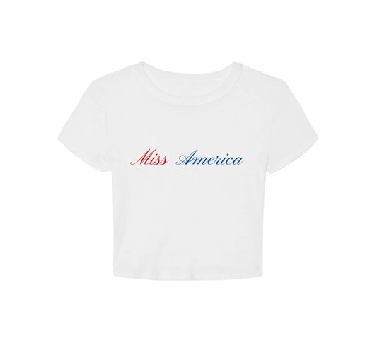 Girly Miss America Baby Tee