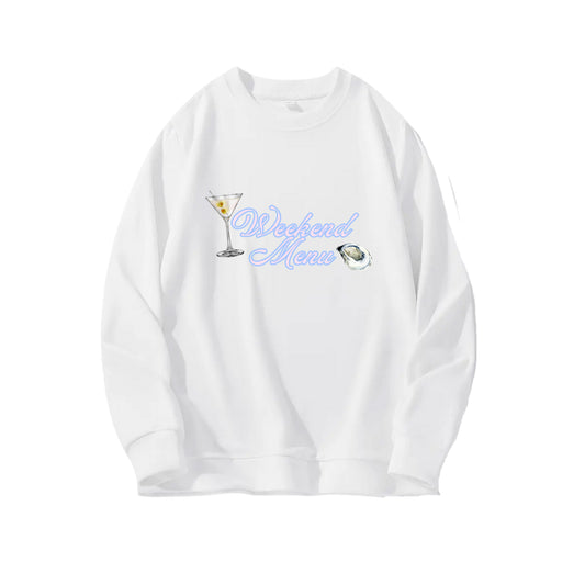 Weekend Menu Sweatshirt
