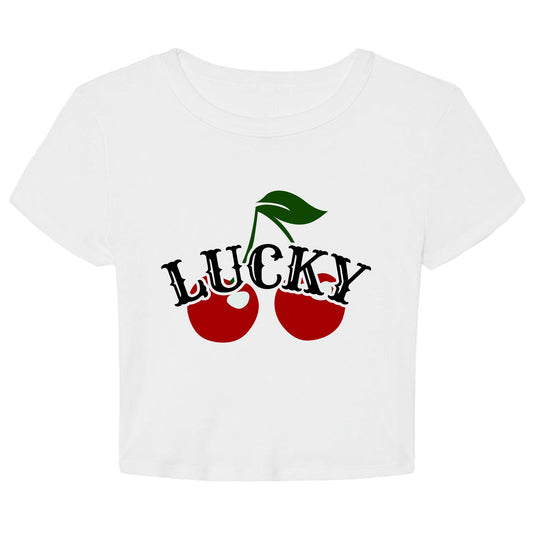 Cherry Lucky Baby Tee