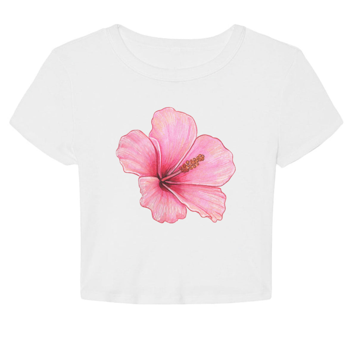 Hibiscus Baby Tee