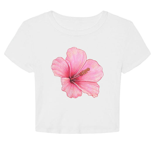 Hibiscus Baby Tee