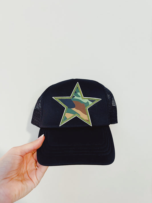 Camo Star Trucker Hat
