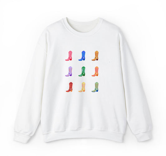 Colorful Cowgirl Sweatshirt