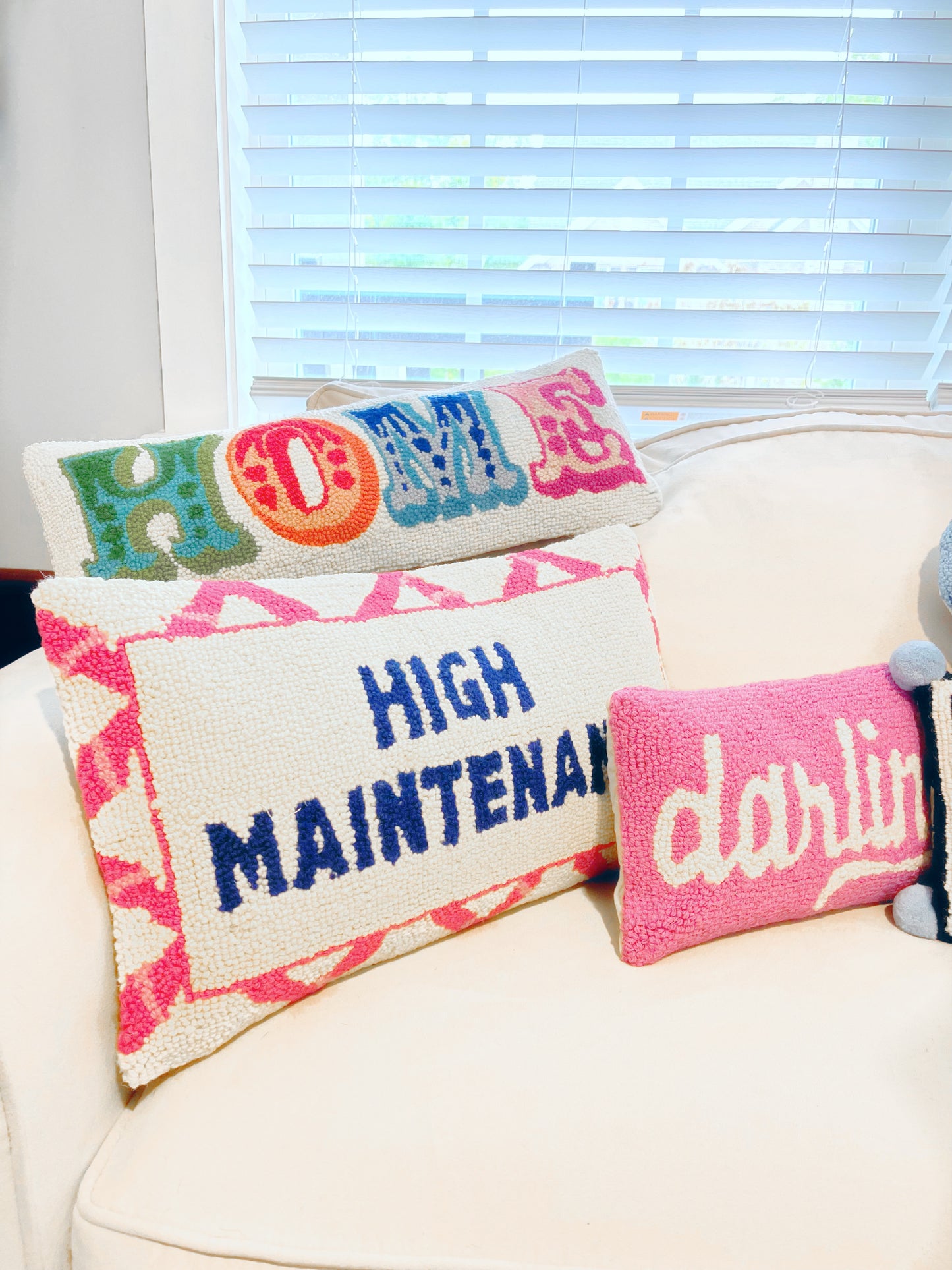 High Maintenance Hook Pillow