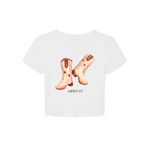 Giddy Up Boots Baby Tee