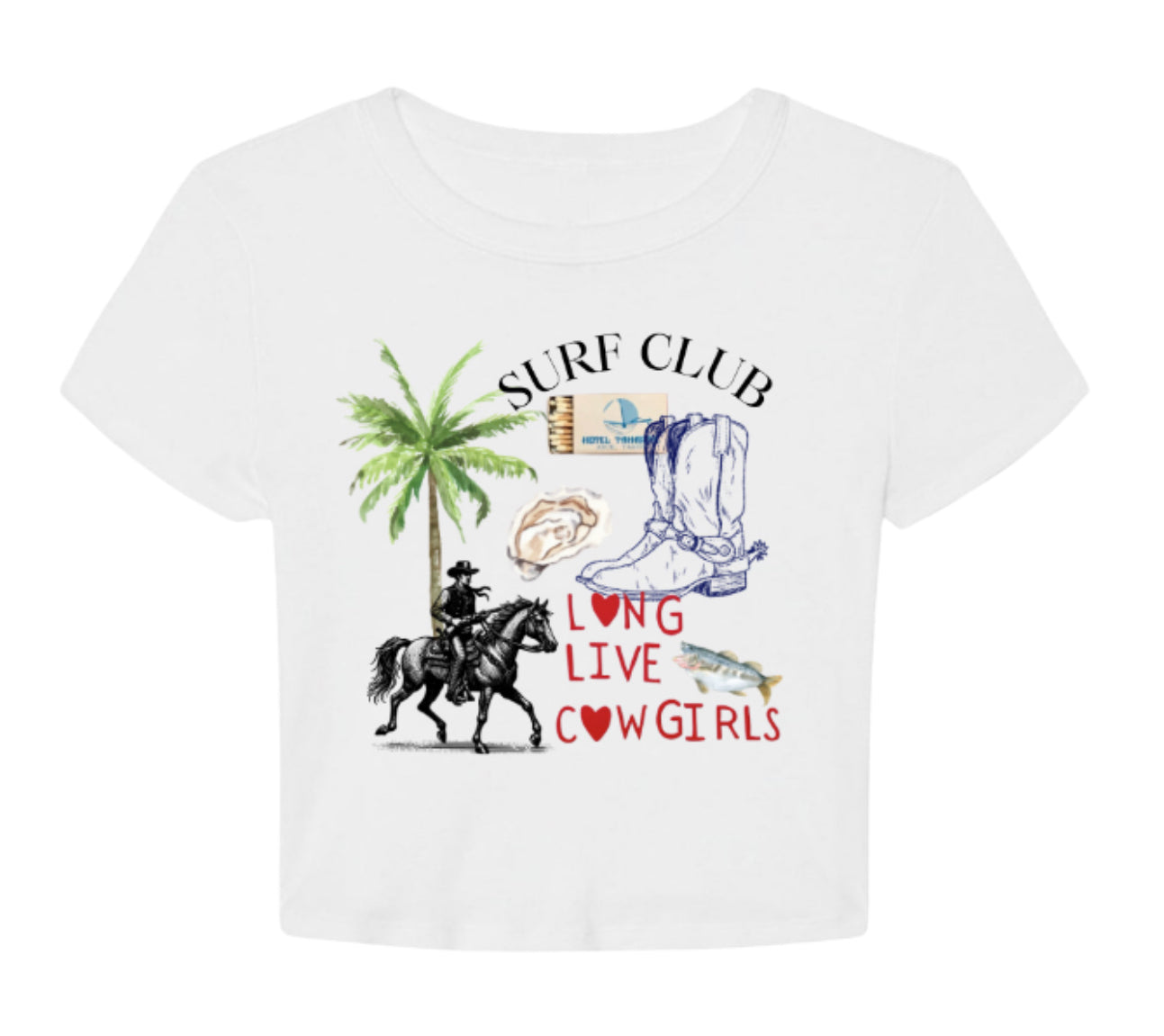 Long Live Coastal Cowgirls Baby Tee