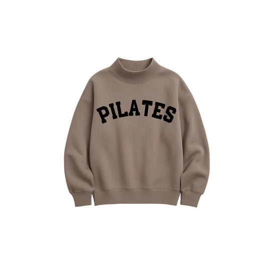 Pilates Mock Neck Sweatshirt (PREORDER)