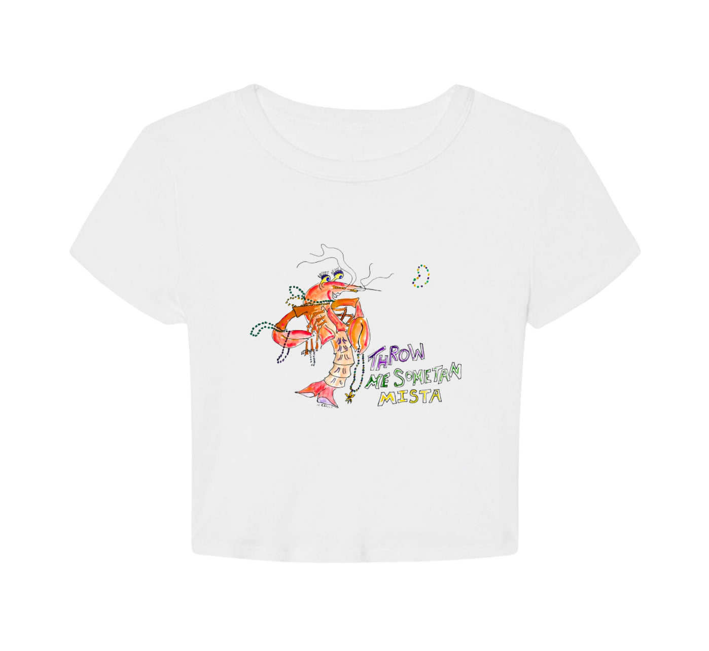 Throw Me Sometan Baby Tee