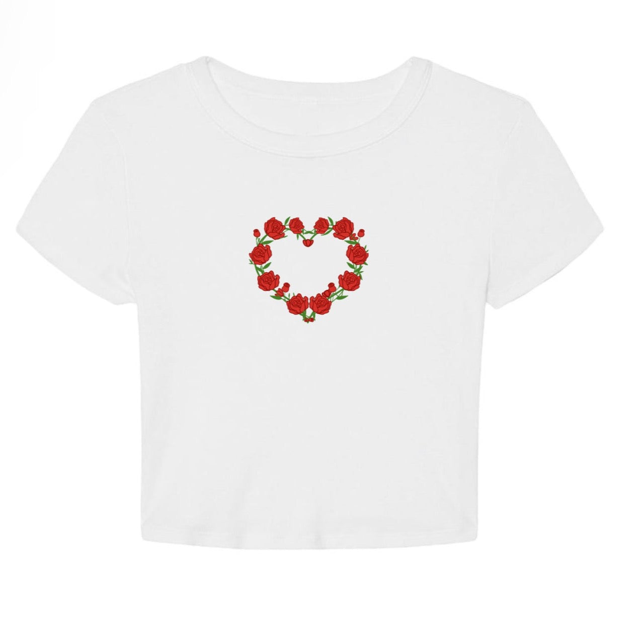 Hearts of Roses Baby Tee
