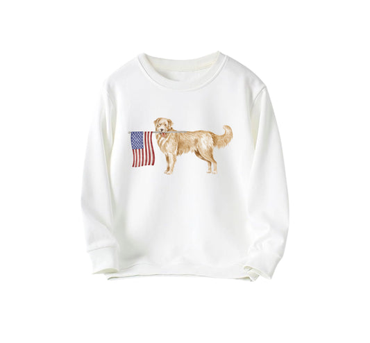 Red, White & Golden Sweatshirt