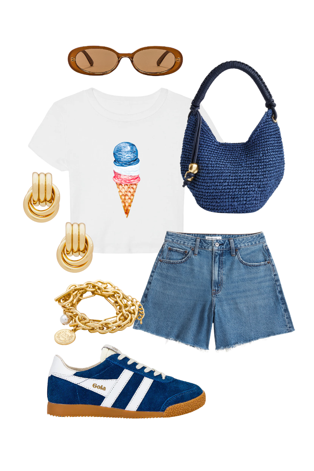 American Scoops Baby Tee