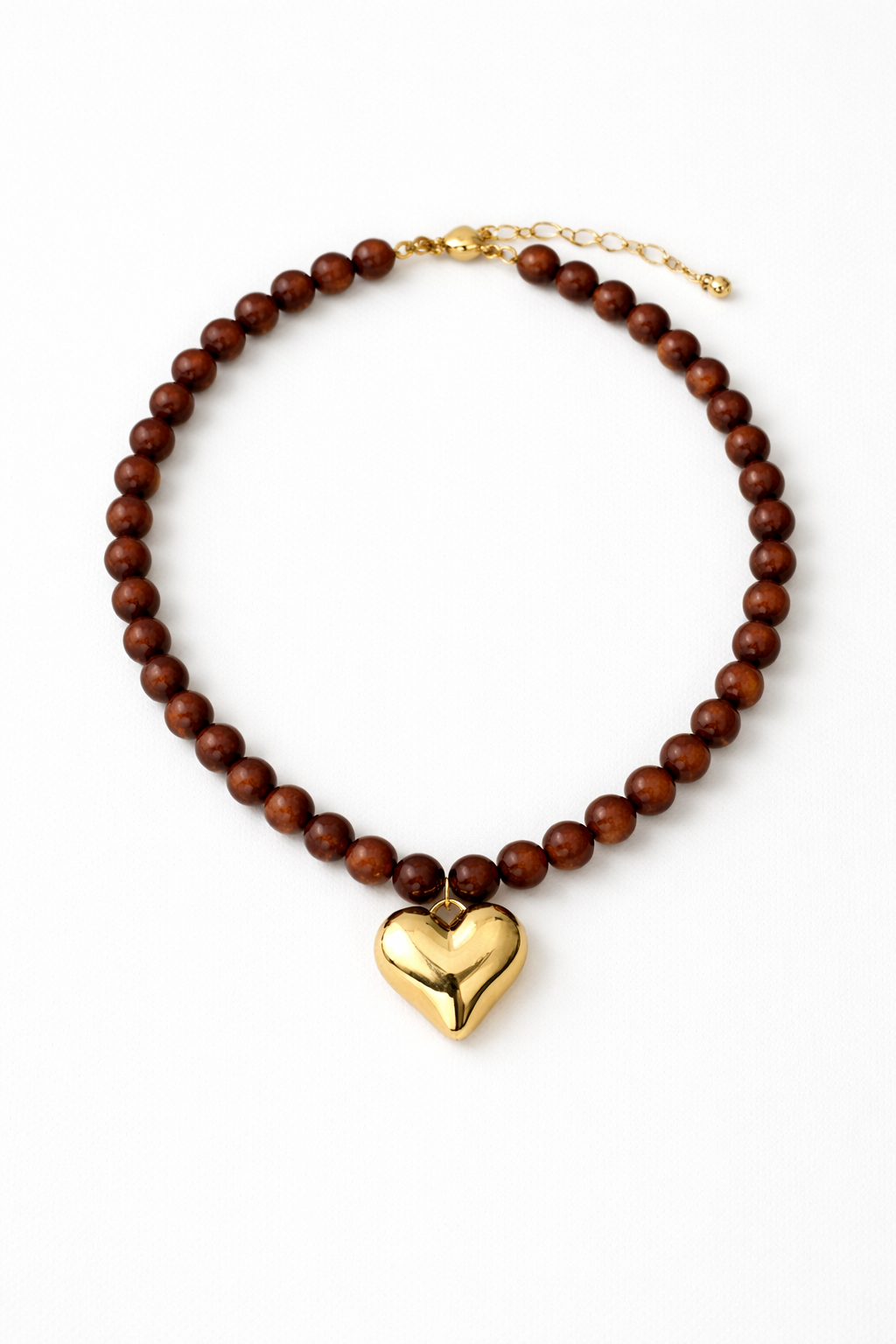 Brittany Bubble Heart Necklace