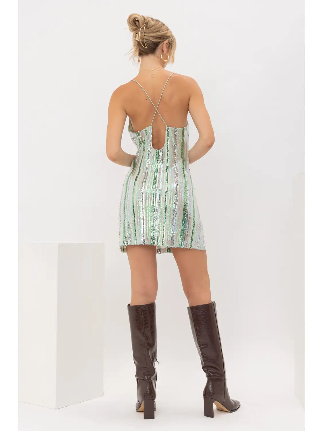 Aquamarine Sequin Dress
