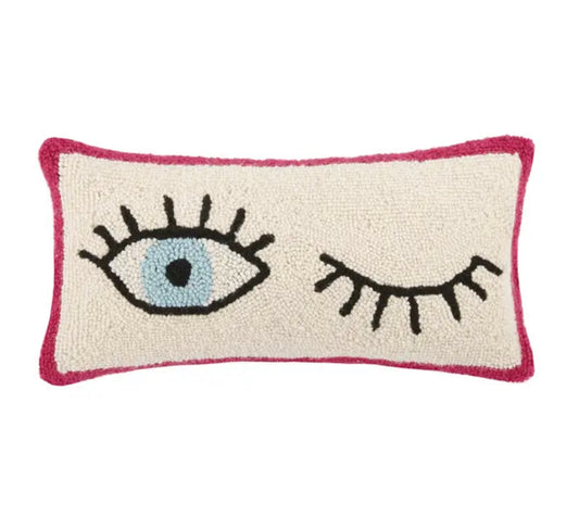 Wink Wink Hook Pillow