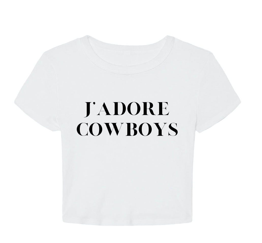 J’Adore Cowboys Baby tee