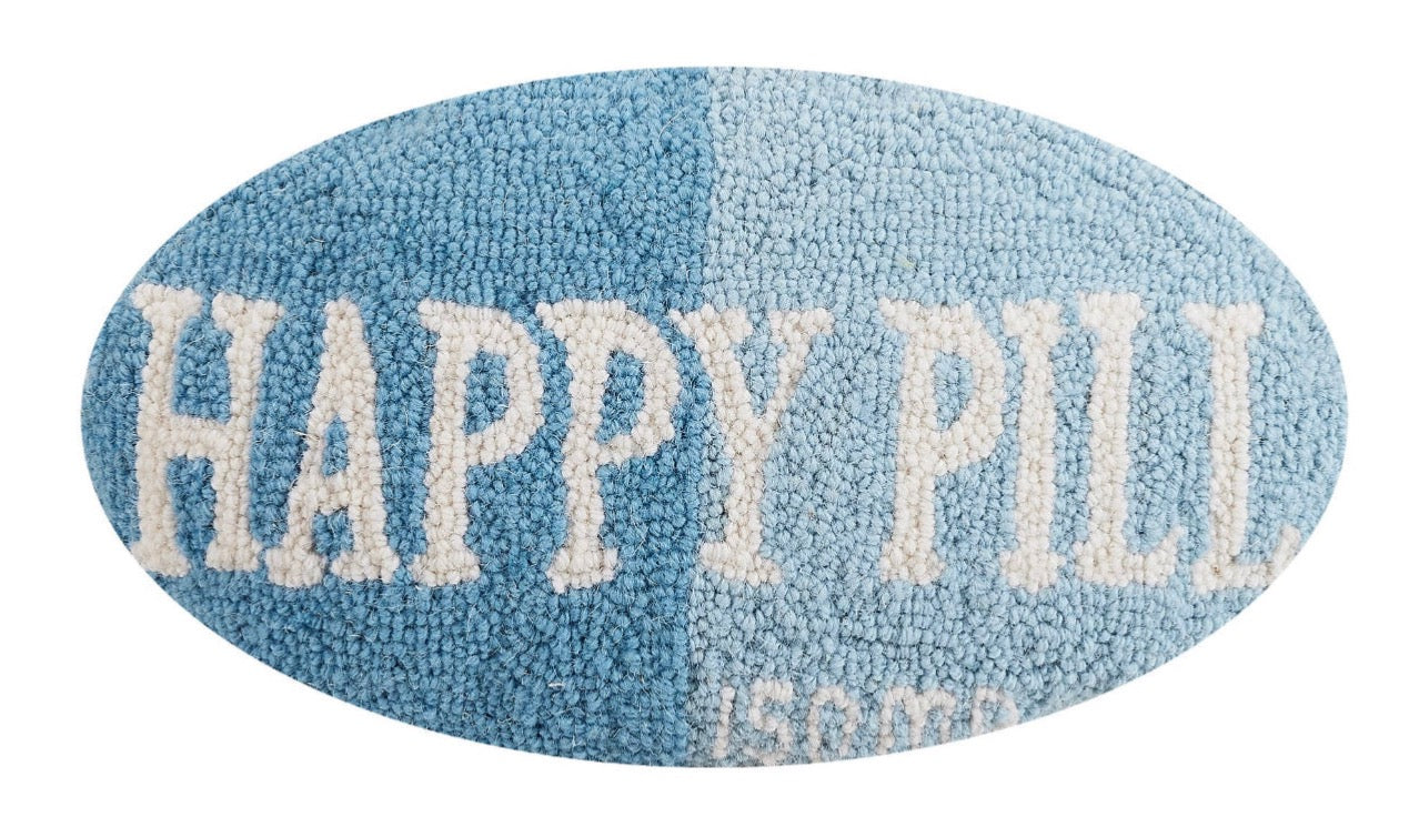 Happy Pill Hook Pillow